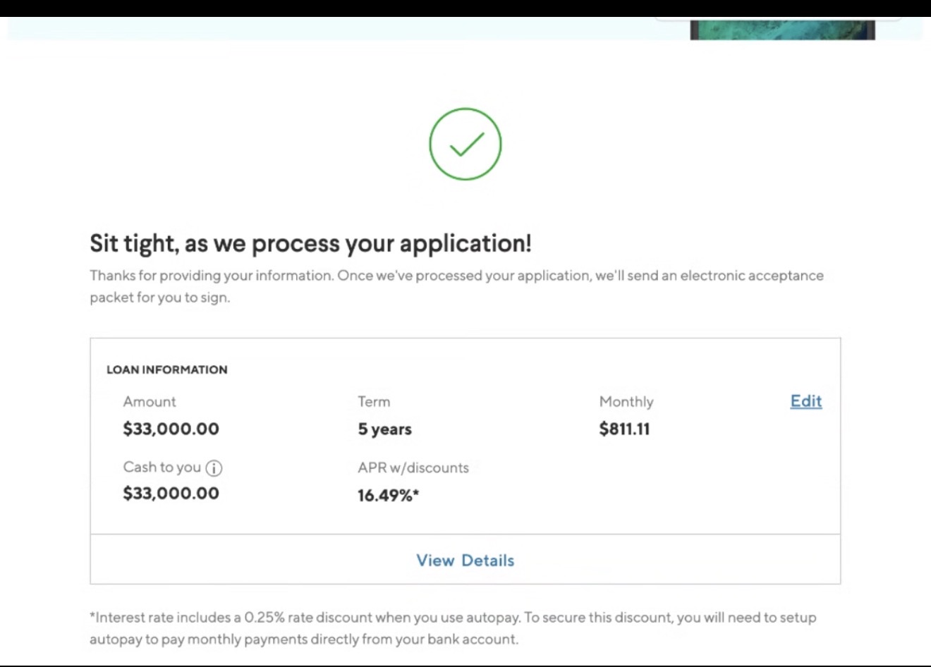 $33,000 SoFi Loan Funded — Client Result